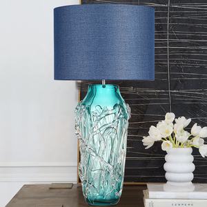 סיטונאי יוקרה למעלה איכות גבוהה-סוף LED אורות בעבודת יד מוראנו זכוכית מנורת שולחן - Product Image 4