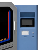 Machine de compression automatique de béton de haute qualité avec écran tactile numérique HMI pour les essais de résistance des cylindres et des cubes