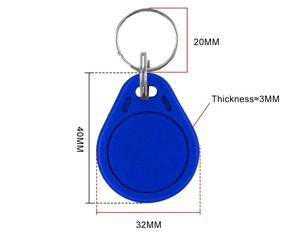 13.56MHz RFID Keychains Tags UID Block 0 Sector Writable Keyfobs CUID Clone Mif 1k S50 Changeable RFID <b>Access</b> <b>Control</b> <b>Card</b> - Product Image 1