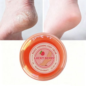 Crema orgánica para pies de etiqueta privada para pies secos extremadamente agrietados, aumenta y repara instantáneamente la crema de masaje para eliminar la piel muerta - Product Image 1