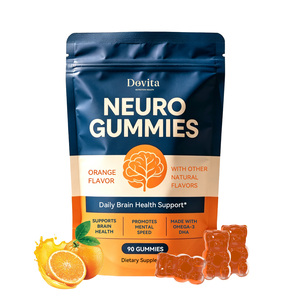 Fabricante de Suplementos para la Salud, Gomitas Nootrópicas para el Rendimiento Mental de los Estudiantes con Omega-3 y Zinc, Nootrópicos Inteligentes OEM - Product Image 1