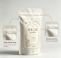 Sachet d'emballage alimentaire personnalisable en PE, scellé sur trois côtés, étanche, autoportant, pour salades, avec impression de logo, pour présentation en supermarché, format plat mm