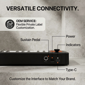 Controller <span class=keywords><strong>MIDI</strong></span> K25 TERENCE a 25 Tasti, Fornitura all'Ingrosso per Grossisti, Controller con Tastiera Sensibile alla Velocità - Product Image 4