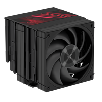 Refroidisseur d'air pour processeur FEZCOOL AZ770DualTower, à commande PWM, à faible bruit, avec roulement fluide, dissipateur thermique en cuivre-aluminium, compatible Nolight