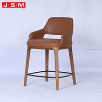 Tabouret de bar moderne de luxe en bois massif, chaises hautes pour café, cuisine, maison ou restaurant
