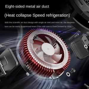 อุปกรณ์ระบายความร้อน<span class=keywords><strong>โทรศัพท์</strong></span>แบบแม่เหล็ก Ice Magnetic รุ่น Overclocked ใช้เทคโนโลยี TEC Semiconductor Refrigeration ช่องลม 8 ด้าน ปรับความเร็วได้ 2 ระดับ สำหรับเล่นเกม E-Sports และไลฟ์สด - Product Image 4