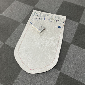 Saudi arabia phong cách nhung sáng bóng Thảm cầu nguyện xách tay cầu nguyện Mat trong màu hồng - Product Image 5