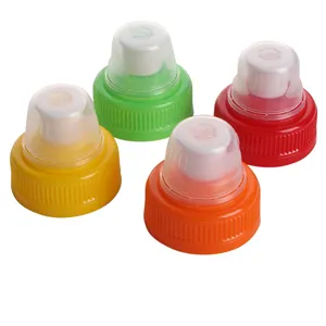 Plastic sport water bottle caps , 24mm 28mm water cap for water bottle packing , mineral water bottle cap