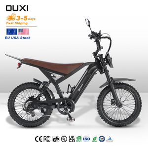 Bicicleta Eléctrica de Litio OUXI GT20 <span class=keywords><strong>Pro</strong></span> de 48V 15Ah, Disponible en Italia, Neumático Todoterreno de 20 Pulgadas y 6.9 cm de Ancho, Bicicleta Eléctrica para Adultos - Product Image 2