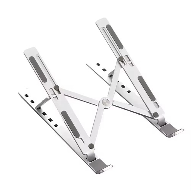 Aluminum Alloy Laptop Stand Folding Holder Notebook Universal for MacBook Air Pro ipad PC Bracket Laptop Holder Black