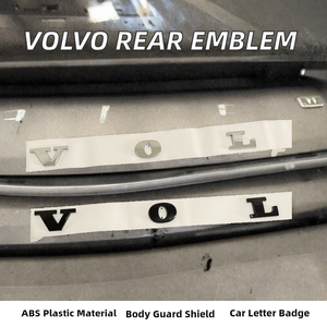 Autocollant de coffre arrière ABS, emblème, protection de carrosserie, badge décoratif pour Volvo XC60 XC90 S80 S40 XC40 - Product Image 2