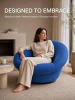 Fauteuil d'appoint moderne rembourré, fabrication directe usine OEM ODM, option en cuir pleine fleur ou tissu, idéal pour salon et chambre à coucher