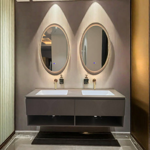 New bathroom basin double basin bathroom cabinet one customizable size washbasin washbasin bathroom cabinet combination - Product Image 3