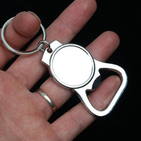Personalisierter Schlüsselanhänger aus Metall mit Gravur, Sublimations-Flaschenöffner aus Metall, UV-Druck auf Legierung (Zink)