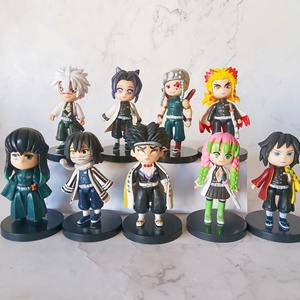 HUAYI Set da 5 Pezzi Giocattolo Kawaii Idea Regalo per Bambini Mini Personaggi Anime <span class=keywords><strong>Demon</strong></span> <span class=keywords><strong>Slayer</strong></span> Kimetsu No Yaiba <span class=keywords><strong>Action</strong></span> <span class=keywords><strong>Figure</strong></span> Versione Q - Product Image 6