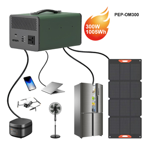 สถานีไฟฟ้าพกพา Brand Original 300W 1005Wh LiFePO4 คลื่นไซน์บริสุทธิ์ พร้อมระบบ MPPT Solar สำหรับงานอดิเรก โรงงาน และสำรองไฟฉุกเฉิน - Product Image 3