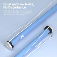 Moteur de store enrouleur intelligent Zemismart Matter WiFi 2N pour tube de 37-38 mm, compatible Google Home, Alexa, HomeKit et contrôle par application