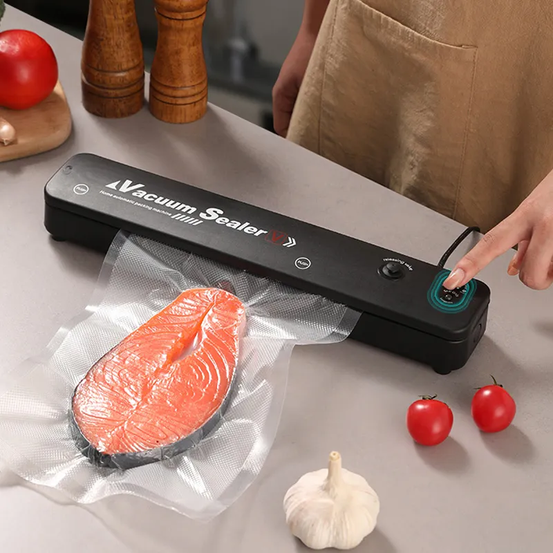 2024 Updated Vacuum Food Sealers Household Vacuum Sealer Automatic Foodsaver Preservation Mini Food Vacuum Sealer