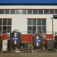 Électrique industriel pour chauffe-lait 1000L pasteurisateur jus de fruits yaourt petit oeuf lait pasteurisation machine ligne de production