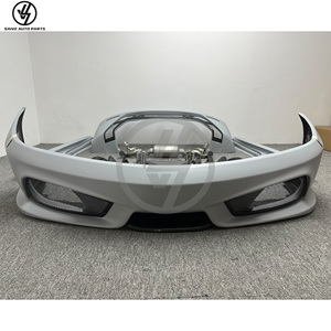 Nouveau kit carrosserie de conversion style Scuderia, semi-carbone brillant, tissage sergé, sous vide, à visser, pour pare-chocs F430 2005-2009 - Product Image 3