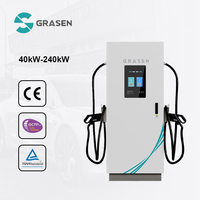Chargeur DC pour véhicules électriques OEM 80kW 120kW 160kW 200kW CE OCPP Commercial GBT CCS CHAdeMO Station de recharge rapide DC pour véhicules électriques