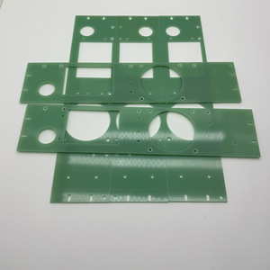 แผ่นฉนวนไฟเบอร์กลาส FR4 สีเขียว มีรู สำหรับงานไฟฟ้า - Product Image 1