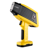 Espectrómetro XRF Portátil SciAps X-50 X-200 Tipo Pistola con Detector SDD, Protección IP56, Precisión de ppm, Potencia de 50kw, 220V