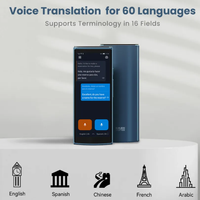 Dispositif de traduction linguistique intelligent IFLYTEK prenant en charge 60 langues, traduction vocale et textuelle en temps réel, traduction hors ligne pour les voyages d'affaires