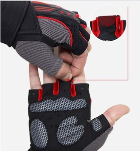 Wholesale Non <b>Slip</b> Ventilated Weightlifting <b>Half</b> Finger Weight Lifting Wrist Wrap Exercise Training Workout Gym Gloves Men - Product Image 6