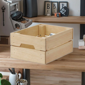Grenen Hout Nestelen Opslag Krat Houten Kist Organizer Voor Home Decor Geschenkverpakking Display <span class=keywords><strong>Diy</strong></span> Ambachtelijke Kantoor Plank Gebruik - Product Image 6