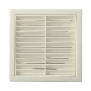 4 5 6 Inch Air Vent Duct Grill Plastic Vent Louver Wall Air Vent Square Tumble Dryer Extractor Fan air Outlet Outdoor