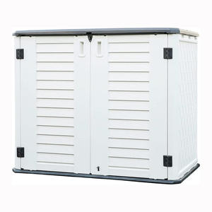 Boîte <span class=keywords><strong>de</strong></span> rangement extérieure pour outils portables blancs <span class=keywords><strong>de</strong></span> résistance aux intempéries pratique <span class=keywords><strong>de</strong></span> qualité supérieure avec construction en plastique durable - Product Image 1