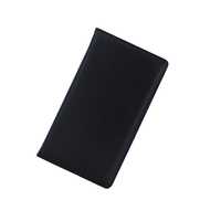 Porte-menu en cuir PU noir pour hôtels et restaurants, porte-chèques et factures, idéal pour les cadeaux d'affaires