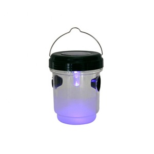 Trampa para moscas con energía solar, dispositivo de control de insectos colgante de plástico con panel solar para moscas - Product Image 5