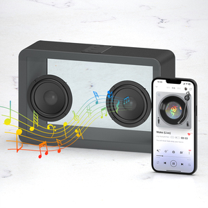 Caja de música acrílico transparente Bluetooth altavoz bajo inalámbrico Bluetooth altavoces de techo fiesta en casa Retro <span class=keywords><strong>Radio</strong></span> grande - Product Image 6