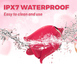 Valentinstagsgeschenke <span class=keywords><strong>2026</strong></span> Klitoris-Sauger Rose Zungen-Leckende Blume Erwachsenen-<span class=keywords><strong>Vibrator</strong></span> in Rosa Sexspielzeug für Frauen - Product Image 4