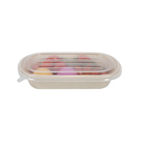 Conteneur alimentaire jetable biodégradable et écologique en bagasse de canne à sucre pour restaurants