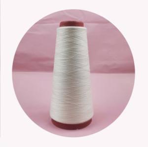 ราคาต่ําและมียอดขายสูงสุด แหวนปั่นสีขาว เลนซิ่ง 80% โมดัล / ผลิตภัณฑ์เส้นด้ายไหม 20% Ne30s - Product Image 2