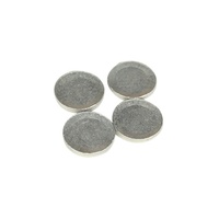 Babosa de metal personalizada de alta calidad, 4mm, 6mm de espesor, babosa plana/abovedada de aluminio para tanque de aerosol, botella de aluminio, tubo y tubo