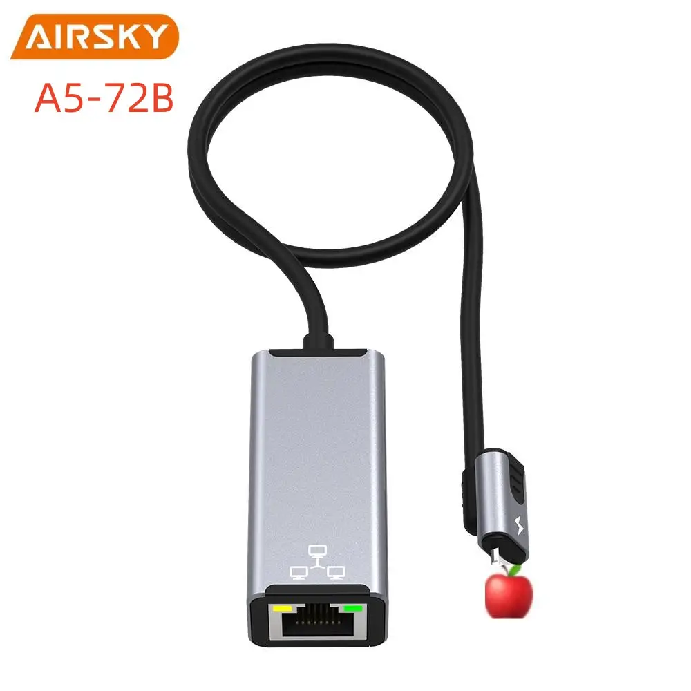 Airsky RJ45 100M Ethernet LAN Wired Network Cards Adapter Charging Cable For IPhone14 Accessories