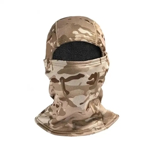 I-0091 polaire à l'intérieur cagoule bouclier intégral chasse Camo cagoule Motocross cyclisme sport casque doublure casquette - Product Image 3