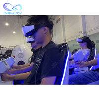 VR UFO 9D cinéma système de prise de vue en réalité virtuelle VR cinéma 4 sièges 9D VR simulateur chaise Machine