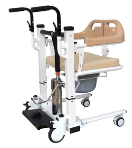 Sedia Elevabile in Acciaio <span class=keywords><strong>per</strong></span> <span class=keywords><strong>Disabili</strong></span>, Sedia di Trasferimento Pazienti Idraulica Impermeabile <span class=keywords><strong>per</strong></span> Uso in Bagno - Product Image 1