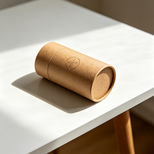 Custom Recyclable Cylinder Kraft Paper Tubes with Lid for Gift and Craft Packaging Rigid Boxes - Product Image 6
