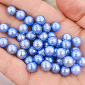 Perlas Naturales <span class=keywords><strong>de</strong></span> Agua Dulce Teñidas <span class=keywords><strong>de</strong></span> Primera Calidad a Precio <span class=keywords><strong>de</strong></span> Fábrica <span class=keywords><strong>de</strong></span> Muses Jewels, Perlas Sueltas Redondas <span class=keywords><strong>de</strong></span> 7 mm a 8 mm para <span class=keywords><strong>la</strong></span> Elaboración <span class=keywords><strong>de</strong></span> Collares - Product Image 2