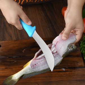 Wholesale Kitchenware Stainless Steel Fillet <b>Knife</b> Curved Boning <b>Knife</b> <b>Set</b> for Fish Filleting Meat Boning Butchering <b>Knife</b> - Product Image 3