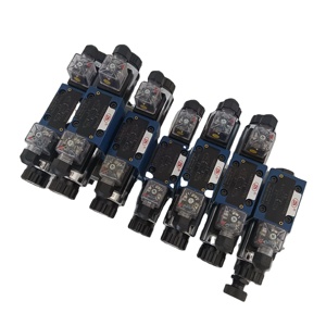 Bloc de distribution hydraulique à 6 voies, commande par solénoïde hydraulique 24V, état neuf - Product Image 5