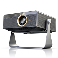 Projecteur intelligent portable Full HD 1080P natif 2026, le plus récent, avec WiFi 5G, Android 14, LCD LED, pour cinéma maison et projection extérieure