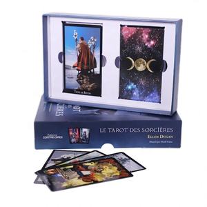 พิมพ์ไพ่ทาโรต์ดีไซน์เอง ไพ่ทาโรต์แห่งความรู้ ไพ่ทาโรต์หรูหรา ไพ่ทาโรต์แห่งความรัก ไพ่ทาโรต์ภาษาฝรั่งเศส ไพ่ทาโรต์นักเวท ขายส่ง - Product Image 6