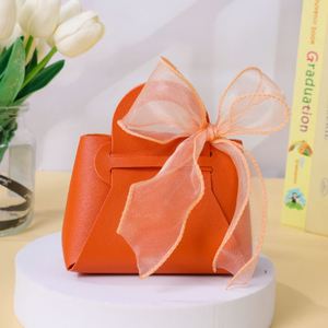 Boîte à bonbons de mariage créative de style européen, sac à bonbons de fête en cuir PU, emballage de bonbons de mariage de style Ins - Product Image 2